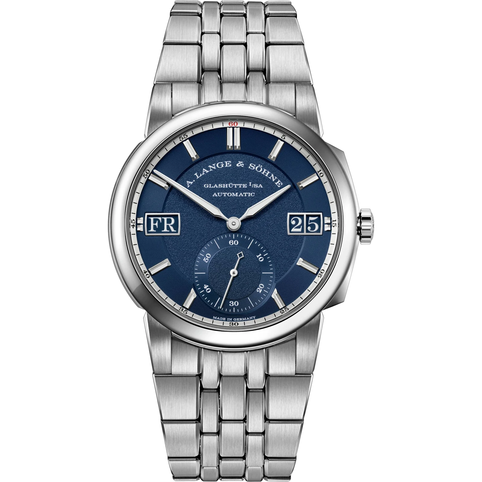 A. Lange & Söhne Odysseus, reference 363.179, blue dial, stainless steel case