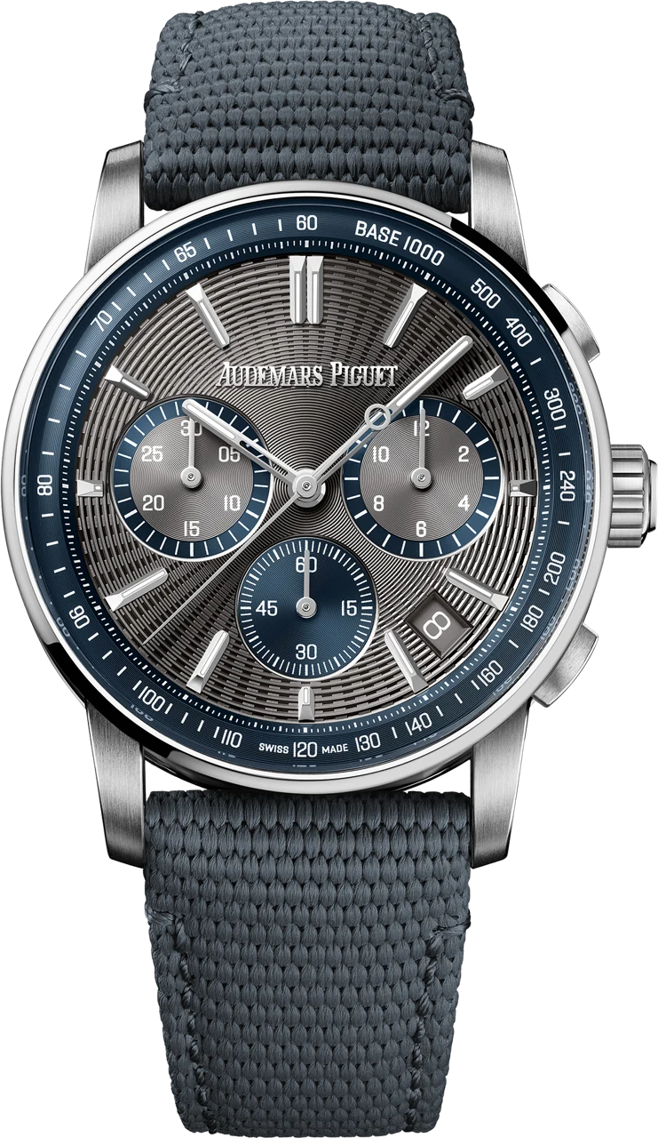 Audemars Piguet Code 11.59 by Audemars Piguet Selfwinding Chronograph 41, reference 26393ST.OO.A009KB.01, grey dial, stainless steel case