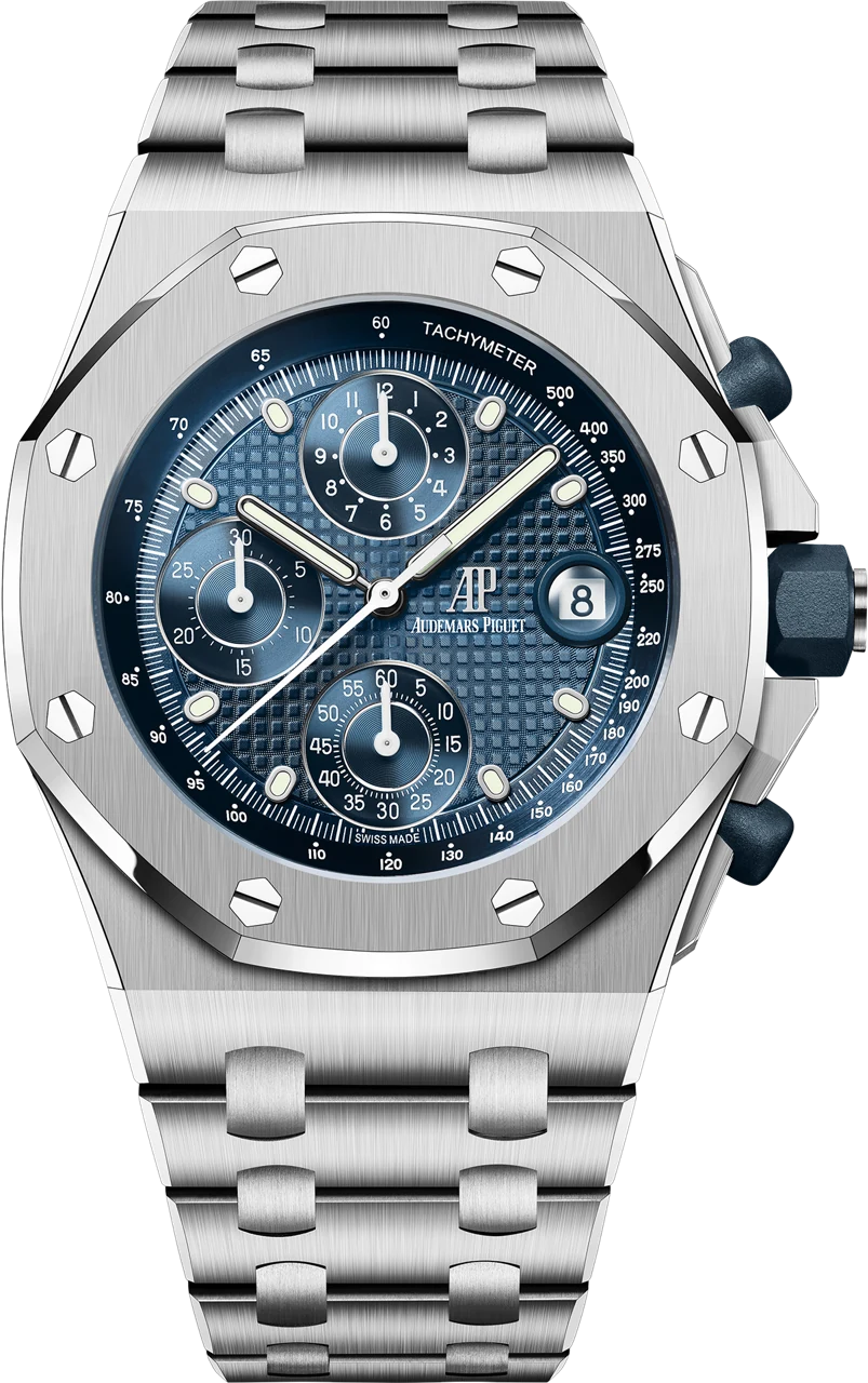 Audemars Piguet Royal Oak Offshore Selfwinding Chronograph 42, reference 26238ST.OO.2000ST.01, blue dial, stainless steel case
