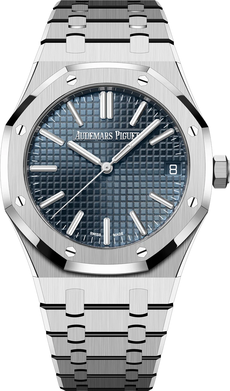 Audemars Piguet Royal Oak Selfwinding 41, reference 15510ST.OO.1320ST.06, blue dial, stainless steel case