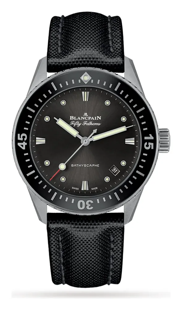 Blancpain Fifty Fathoms Bathyscaphe 5100, reference 5100B-1110-B52A, stainless steel case