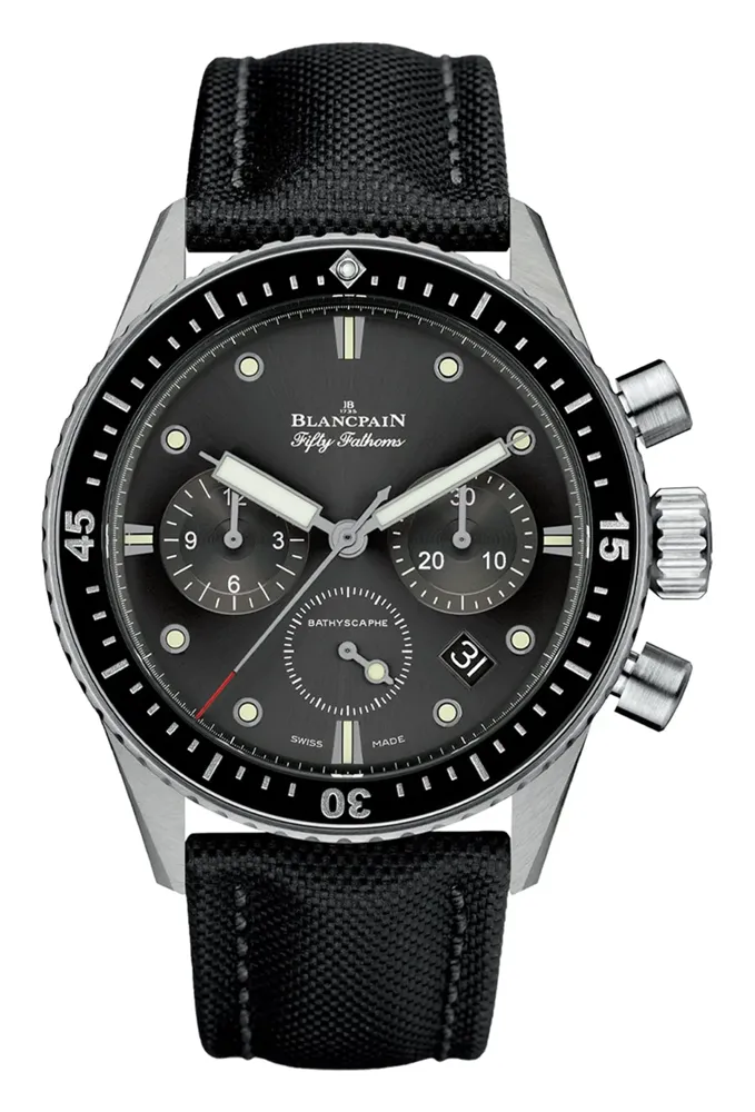 Blancpain Fifty Fathoms Bathyscaphe Flyback Chronograph, reference 5200-1110-B52A, stainless steel case