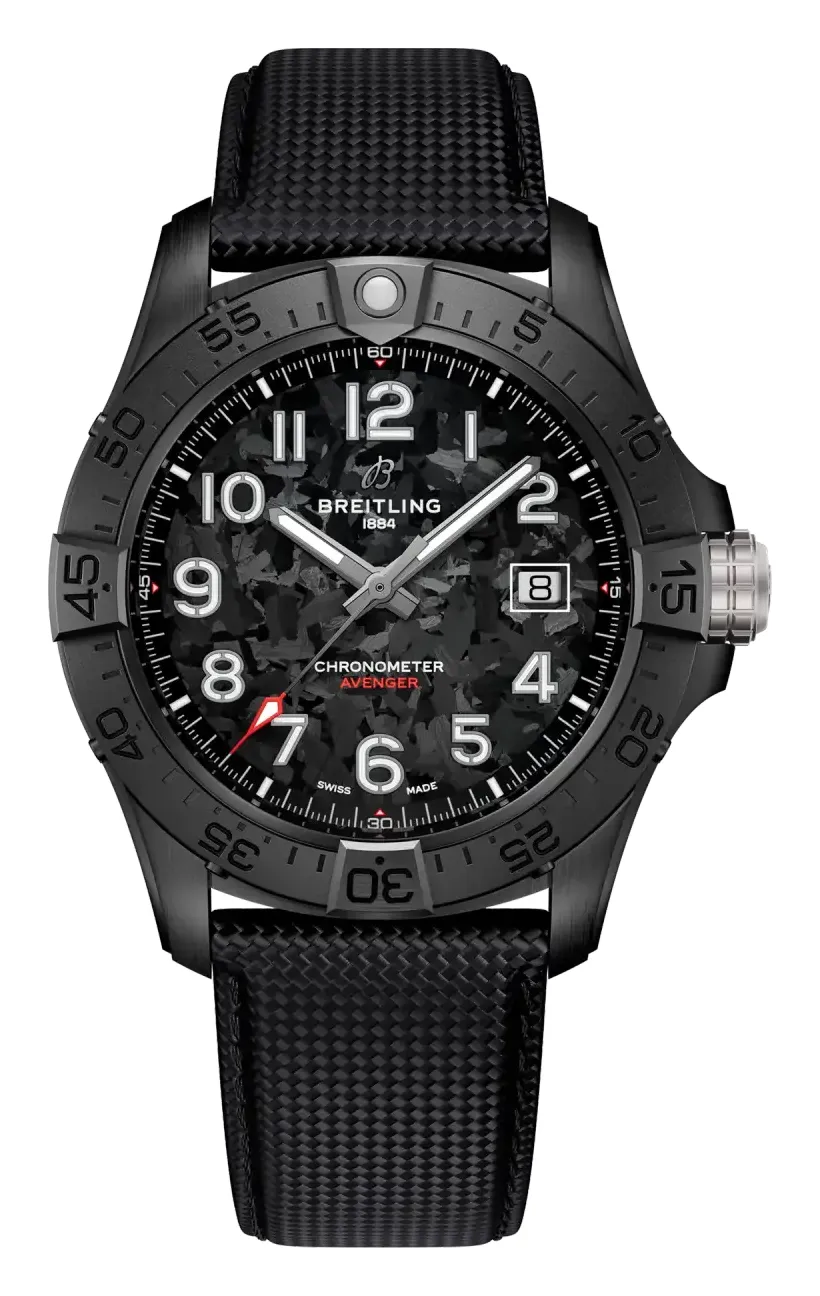 Breitling Avenger Automatic 42 Night Mission, reference S17328101B1X1, titanium and ceramic case