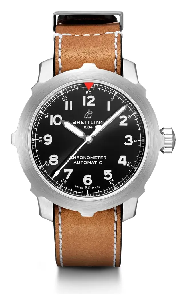 Breitling Aviator Super 8 B20 Automatic 46 AB2040, reference AB2040101B1X1, black dial, stainless steel case