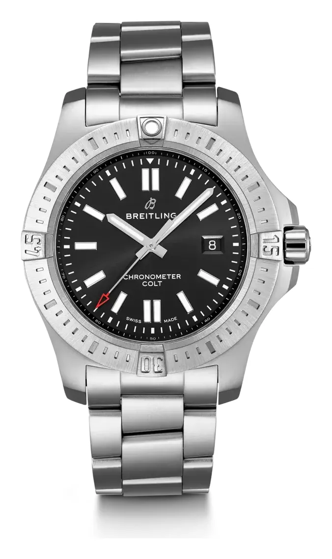 Breitling Colt 44 Automatic Stratus, reference A17388101B1A1, black dial, stainless steel case