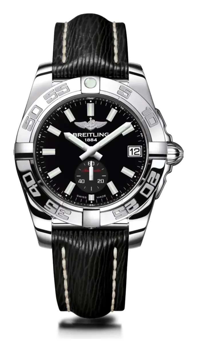 Breitling Galactic 36 Automatic, reference A37330121B1X1, black dial, stainless steel case