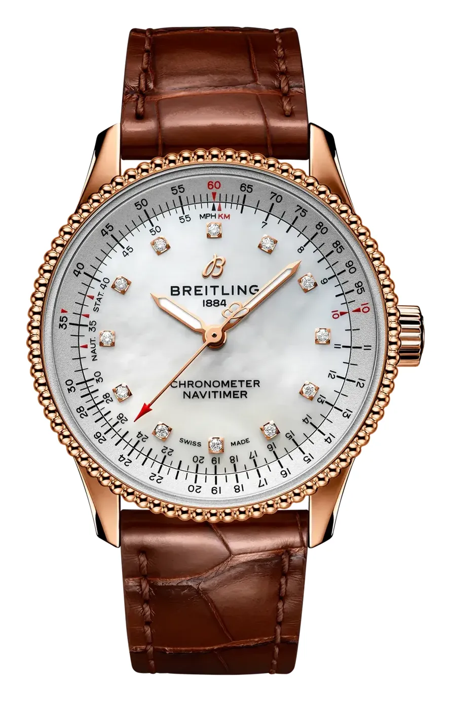 Breitling Navitimer 1 35 Automatic R17395, reference R17395211A1P2, rose gold case