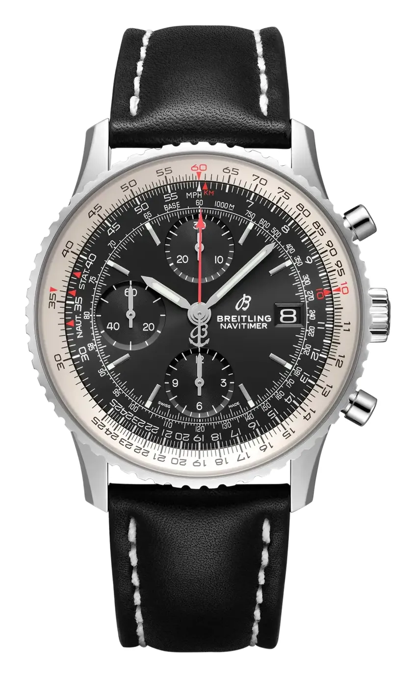 Breitling Navitimer 1 Chronograph 41, reference A13324121B1X1, black dial, stainless steel case