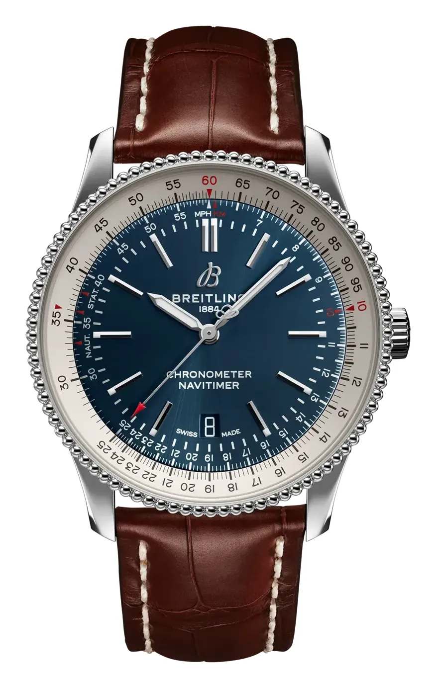 Breitling Navitimer Automatic 41 Automatic A17326, reference A17326211C1P2, blue dial, stainless steel case