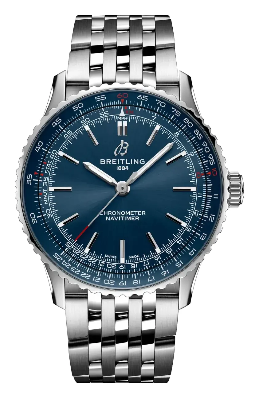 Breitling Navitimer Automatic 41 Automatic A17329, reference A17329161C1A1, blue dial, stainless steel case
