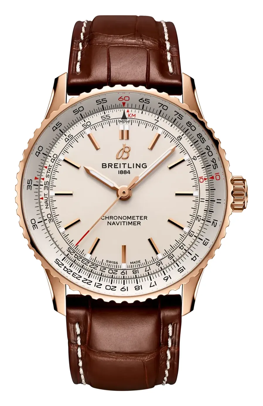 Breitling Navitimer Automatic 41 Automatic R17329, reference R17329F41G1P1, rose gold case