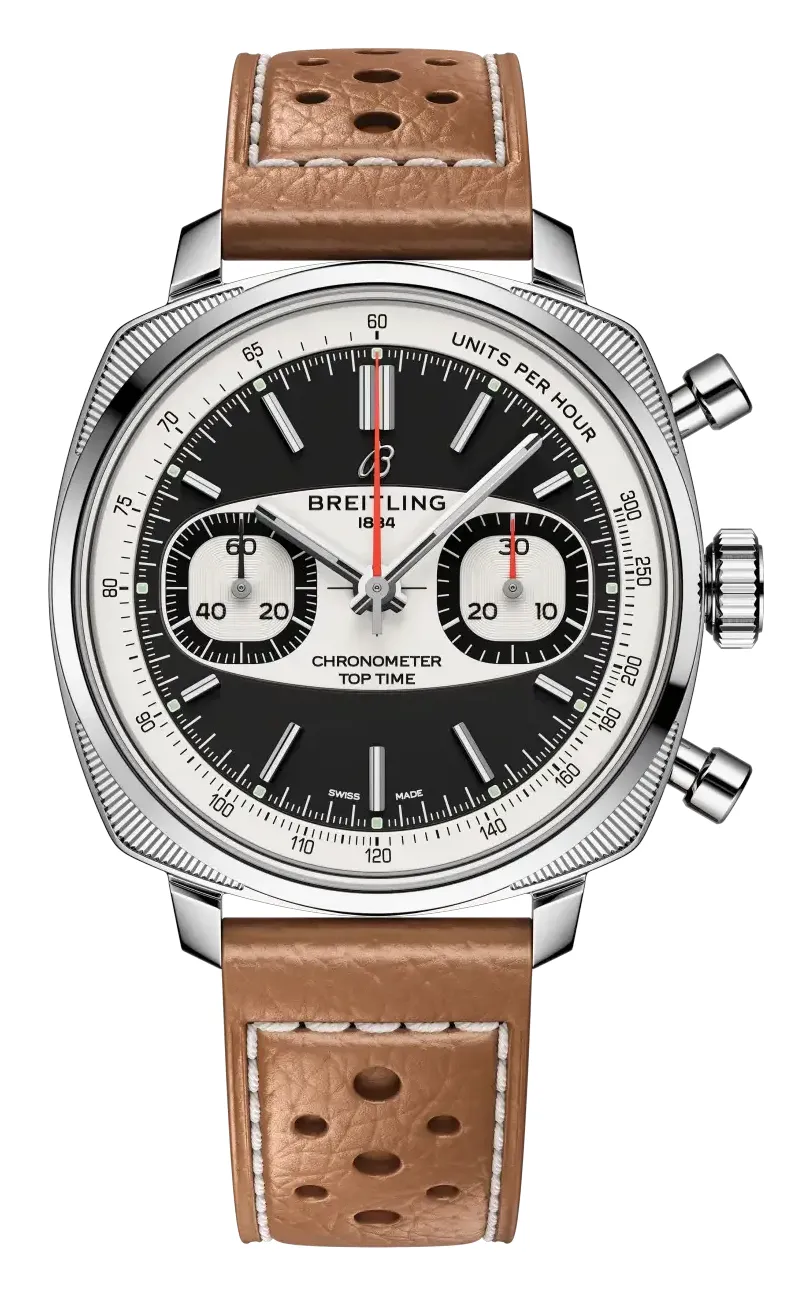 Breitling Premier Top Time B01 Racing, reference AB01771A1B1X1, black dial, stainless steel case