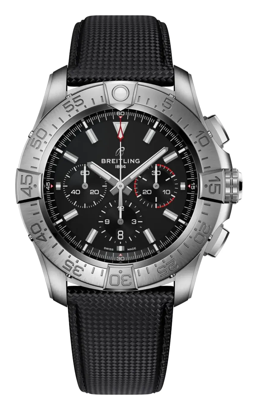 Breitling Super Avenger B01 Chronograph 46, reference EB0148101B1X1, black dial, titanium case
