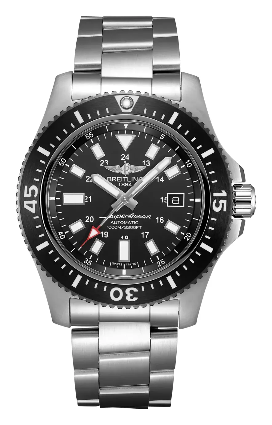 Breitling Superocean 44 Special, reference Y17393101B1A1, black dial, ceramic and stainless steel case