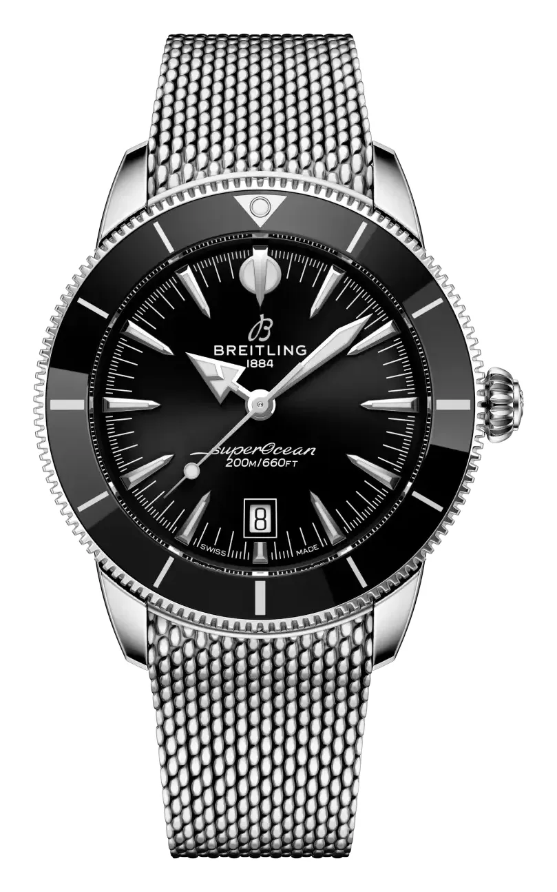 Breitling Superocean Heritage B31 Automatic 44, reference AB3112241B1A1, black dial, ceramic and stainless steel case