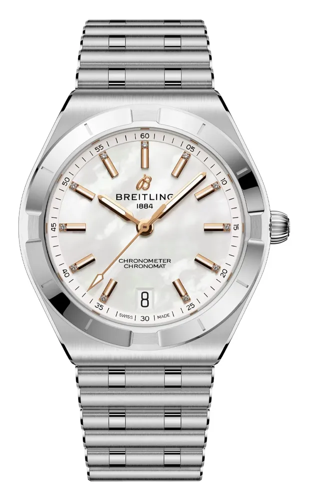 Breitling Chronomat Automatic 36 A10320, reference A10320101A1A1, white dial, stainless steel case
