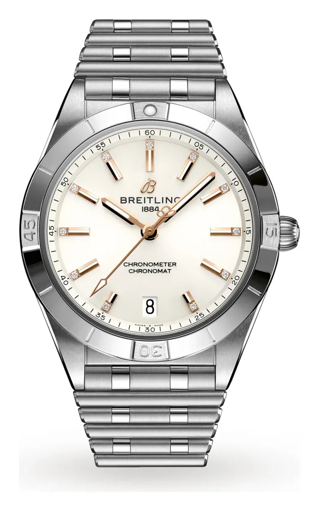 Breitling Chronomat Automatic 36 A10380, reference A10380101A2A1, white dial, stainless steel case