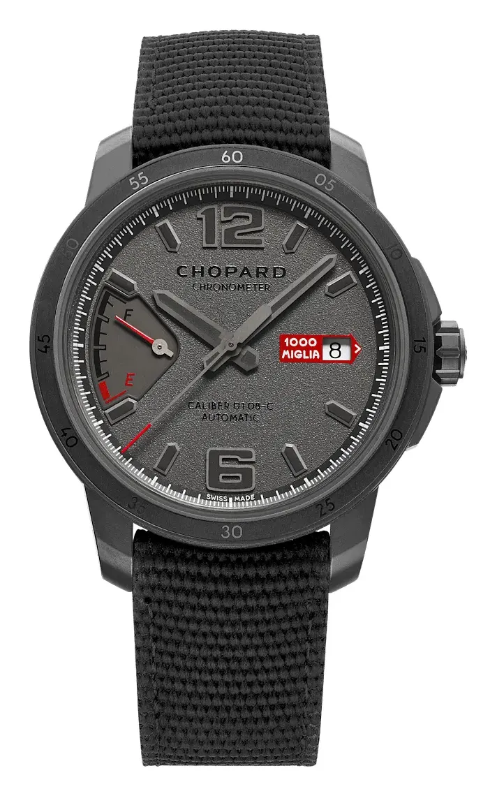 Chopard Mille Miglia GTS Azzurro Power Control, reference 168566-3007, grey dial, titanium case