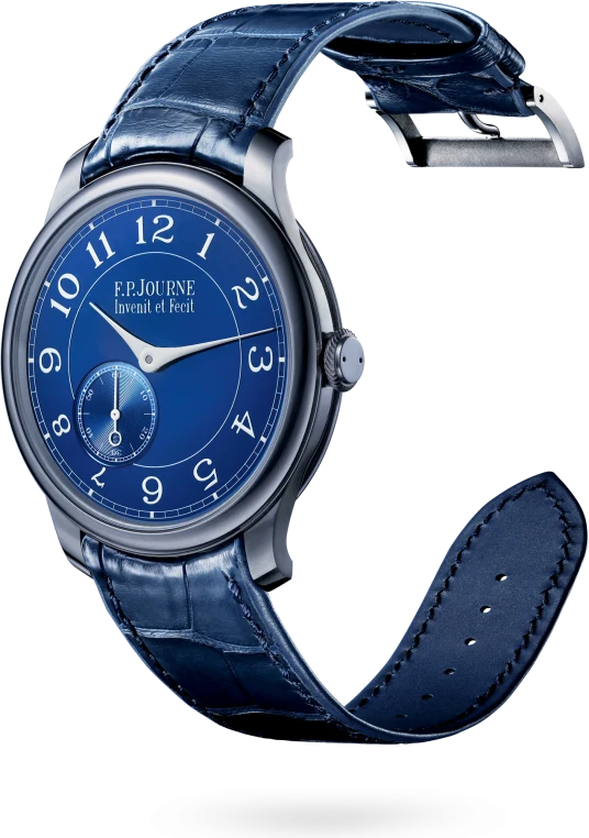 F.P. Journe Chronomètre Bleu, reference CB, blue dial, tantalum case