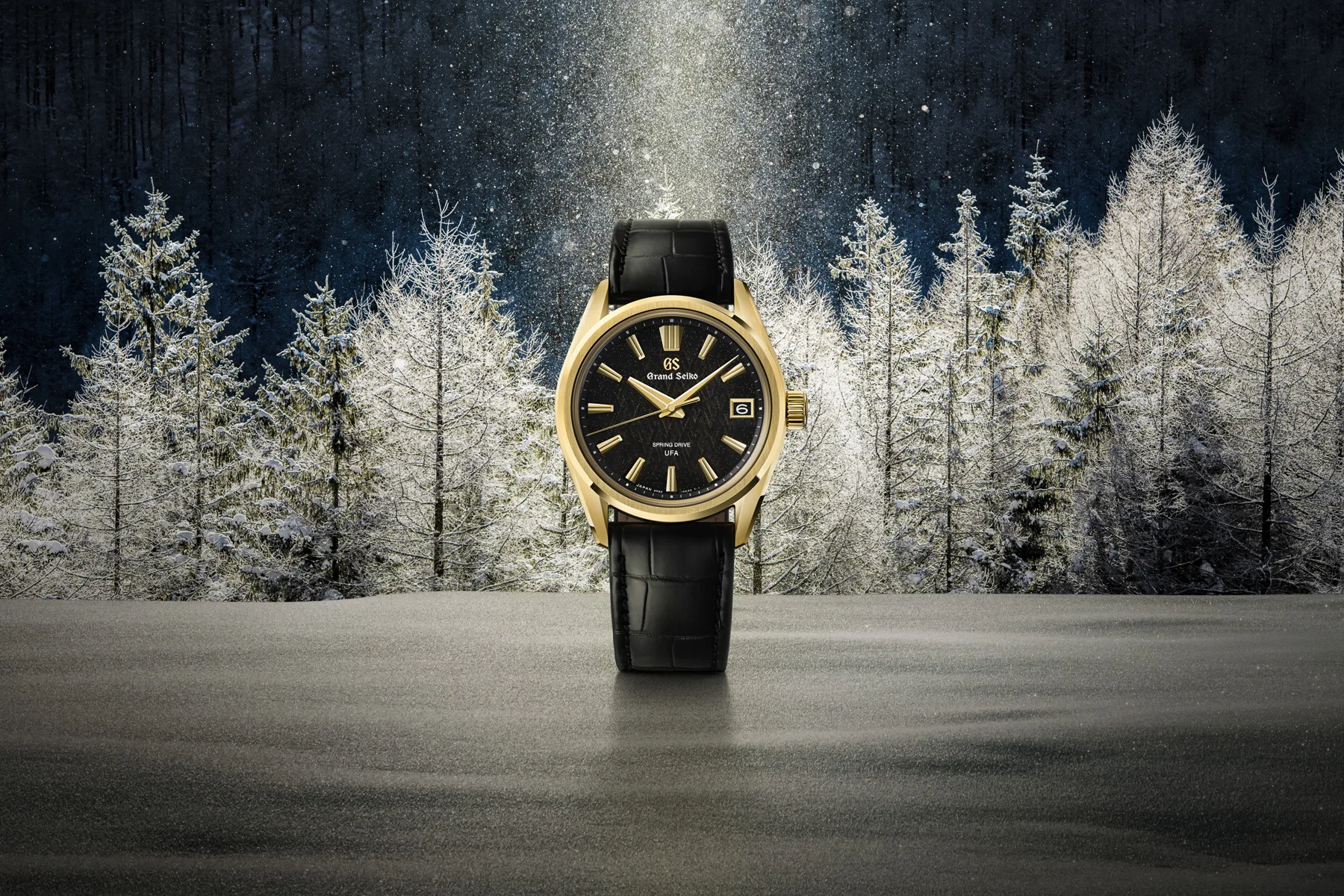 Grand Seiko SLGB006, reference SLGB006G, yellow gold case