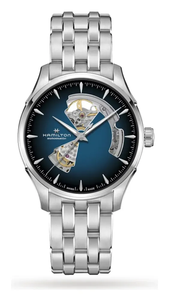 Hamilton Jazzmaster Open Heart 40, reference H32675140, stainless steel case