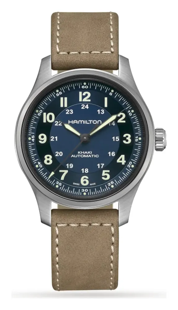 Hamilton Khaki Field Titanium Auto 42, reference H70545540, titanium case