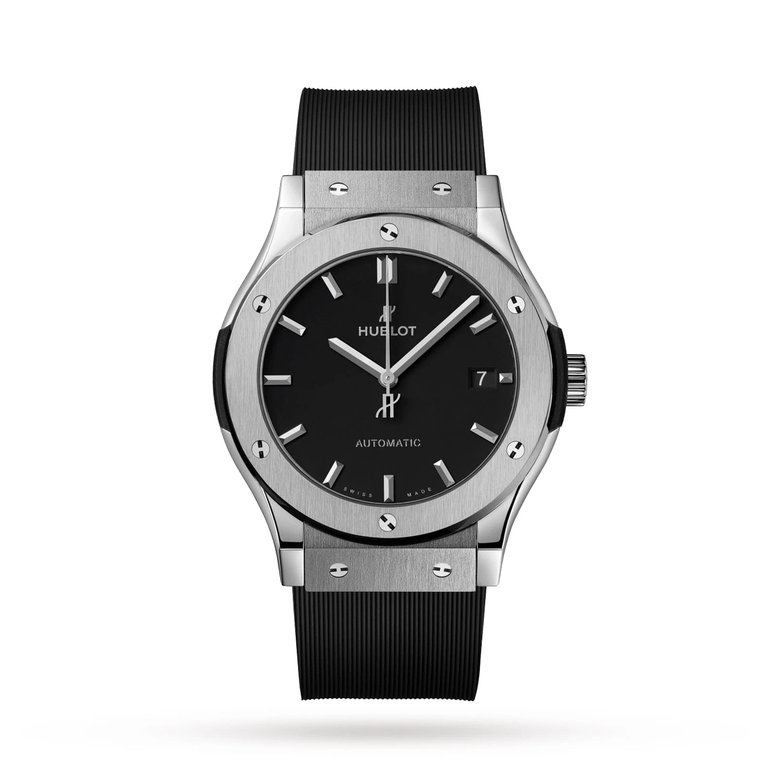 Hublot Classic Fusion Titanium 42 mm, reference 542.NX.1171.RX, black dial, titanium case
