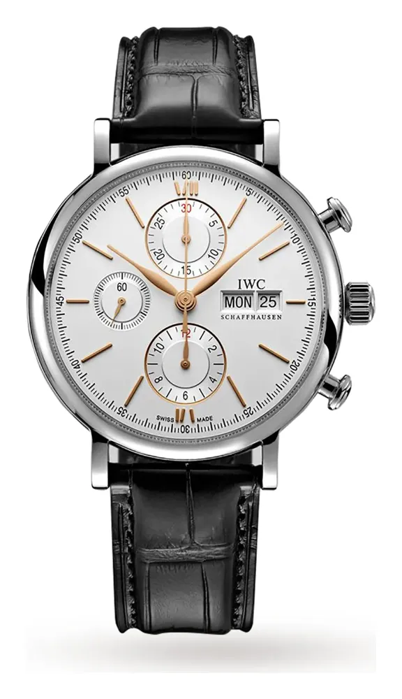 IWC Portofino Chronograph, reference IW3910-31, stainless steel case