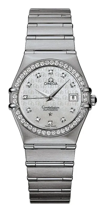 Omega Constellation Automatic 27.5 '95 1498.75.00, reference 1498.75.00, white dial, stainless steel case