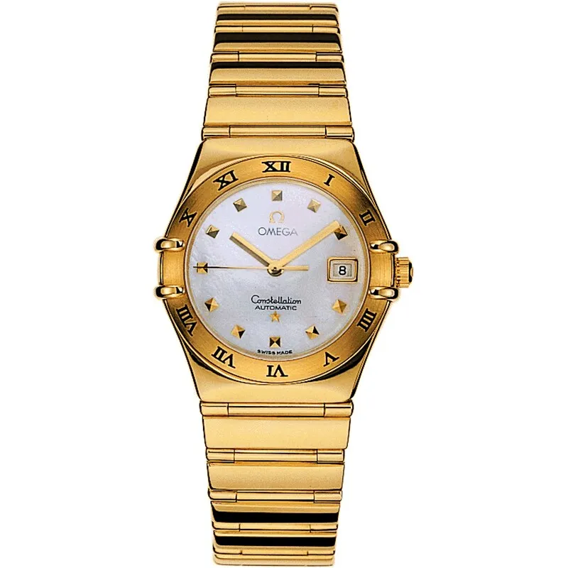 Omega Constellation Automatic 27.5 My Choice 1191.71.00, reference 1191.71.00, white dial, yellow gold case