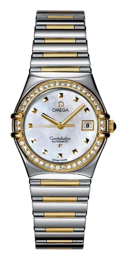 Omega Constellation Automatic 27.5 My Choice 1396.71.00, reference 1396.71.00, white dial, stainless steel and yellow gold case