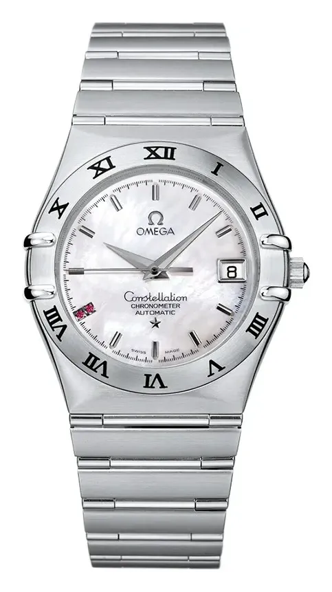 Omega Constellation Automatic 35.5 1516.76.00, reference 1516.76.00, white dial, stainless steel case