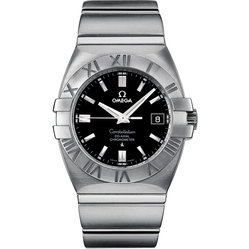 Omega Constellation Co-Axial 38 Double Eagle 1503.51.00, reference 1503.51.00, black dial, stainless steel case