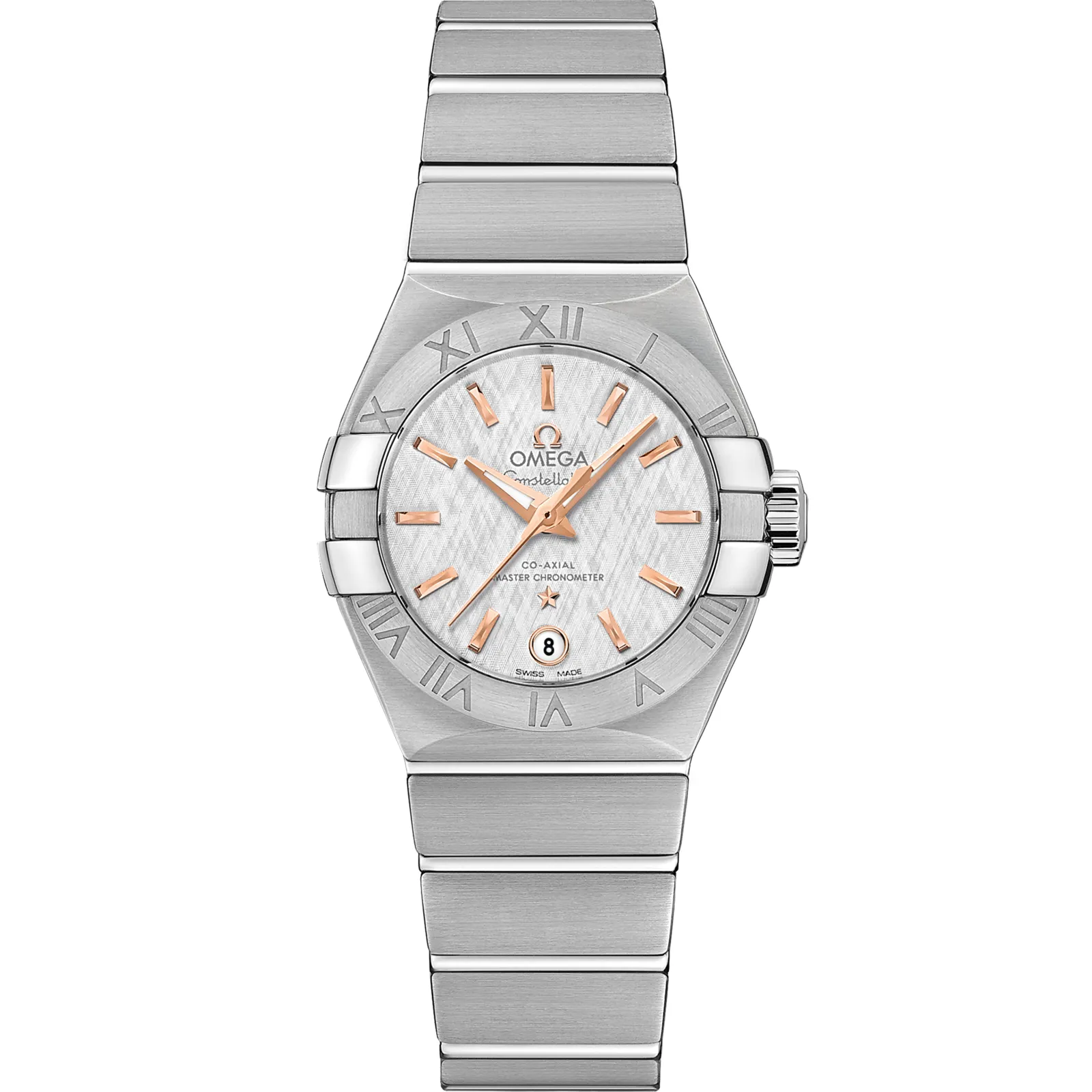 Omega Constellation Co-Axial Master Chronometer 27 127.10.27.20, reference 127.10.27.20.02.001, silver dial, stainless steel case