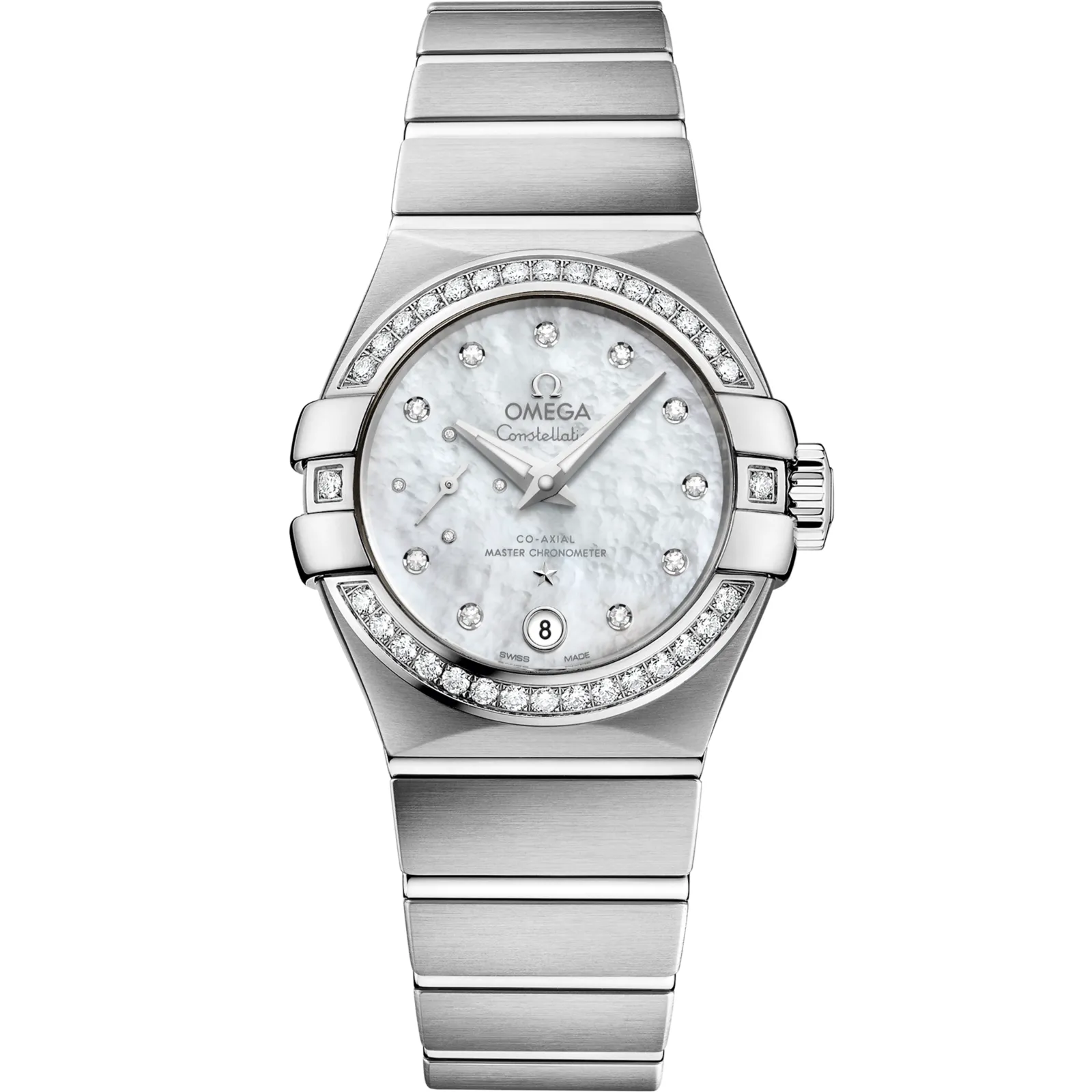 Omega Constellation Co‑Axial Master Chronometer 27 Small Seconds 127.15.27.20, reference 127.15.27.20.55.001, white dial, stainless steel case