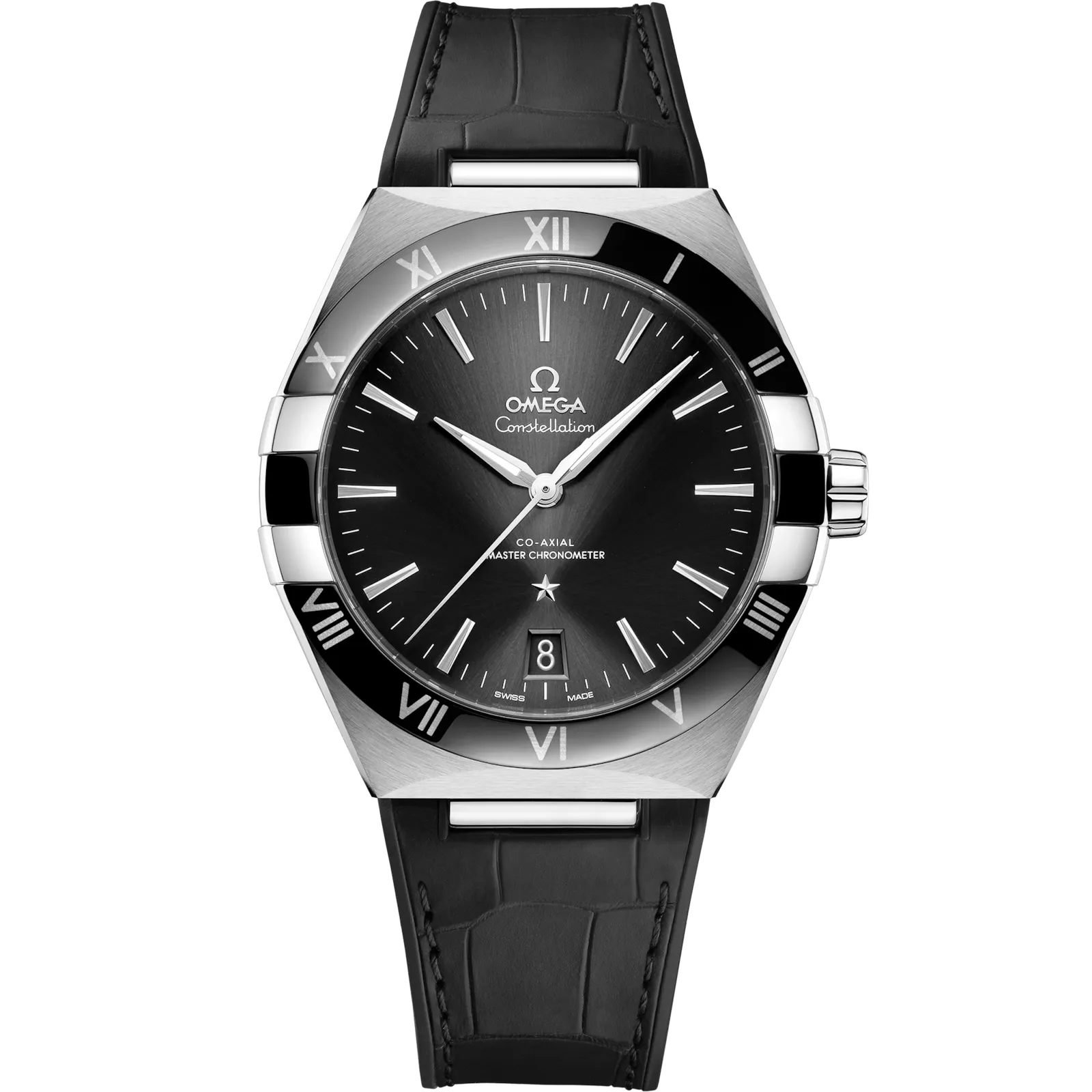 Omega Constellation Master Chronometer 41 131.33.41.21, reference 131.33.41.21.01.001, black dial, stainless steel case