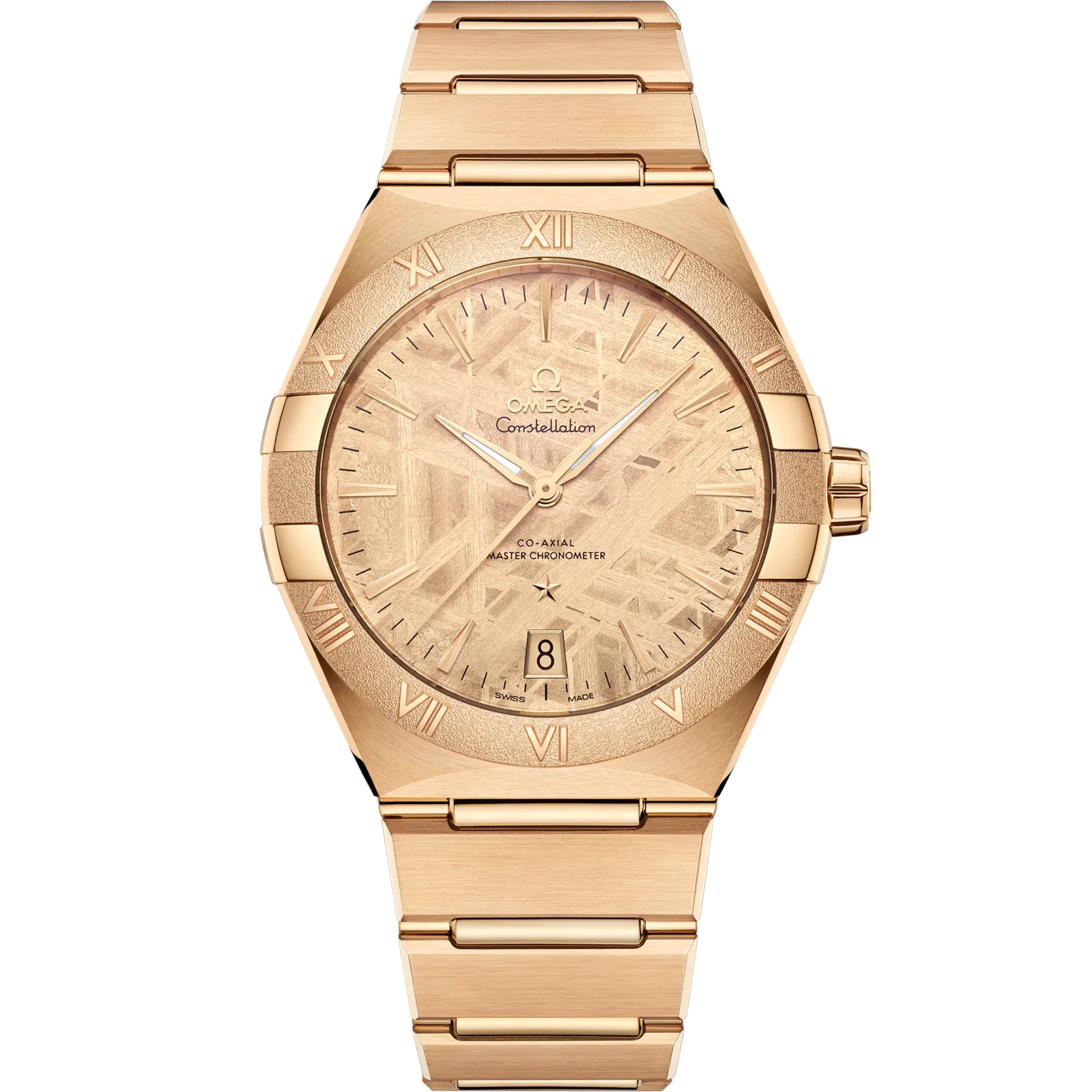 Omega Constellation Master Chronometer 41 131.50.41.21, reference 131.50.41.21.99.001, yellow dial, yellow gold case