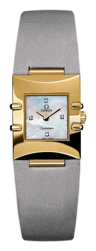 Omega Constellation Quadra Quartz 19.3 1631.78.61, reference 1631.78.61, yellow gold case