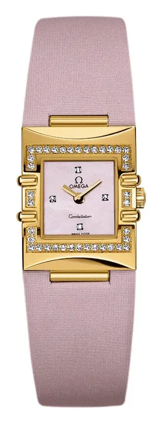 Omega Constellation Quadra Quartz 19.3 Yellow, reference 1635.73.63, yellow gold case