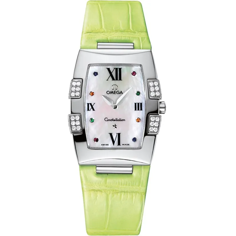 Omega Constellation Quadrella Quartz 25 1886.79.35, reference 1886.79.35, white dial, stainless steel case