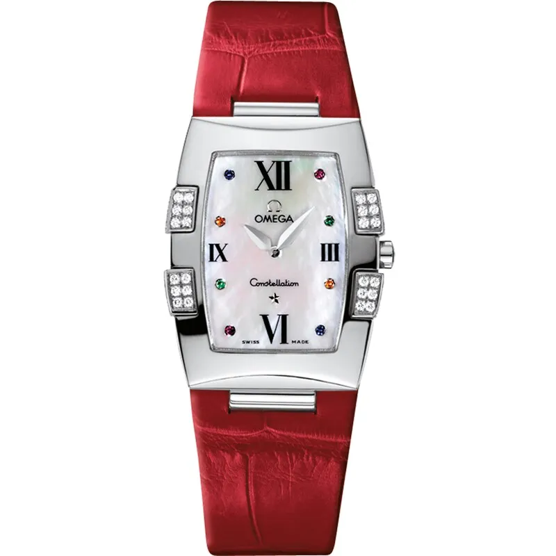 Omega Constellation Quadrella Quartz 25 1886.79.40, reference 1886.79.40, white dial, stainless steel case