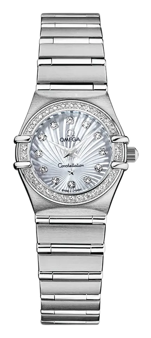 Omega Constellation Quartz 22.5 111.15.23.60, reference 111.15.23.60.55.001, white dial, stainless steel case