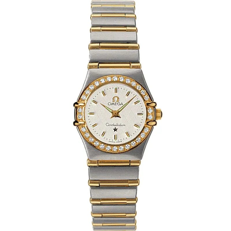 Omega Constellation Quartz 22.5 1267.30.00, reference 1267.30.00, silver dial, stainless steel and yellow gold case