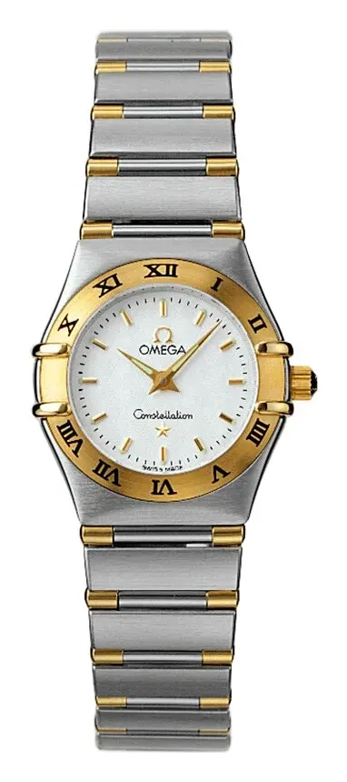 Omega Constellation Quartz 22.5 1362.30.00, reference 1362.30.00, silver dial, stainless steel and yellow gold case