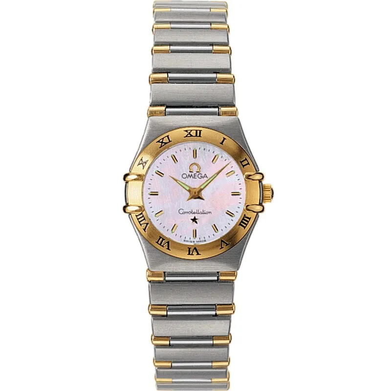 Omega Constellation Quartz 22.5 1362.70.00, reference 1362.70.00, white dial, stainless steel and yellow gold case