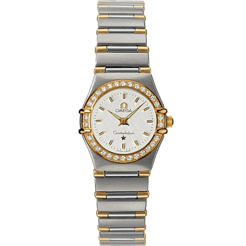 Omega Constellation Quartz 22.5 1367.30.00, reference 1367.30.00, silver dial, stainless steel and yellow gold case