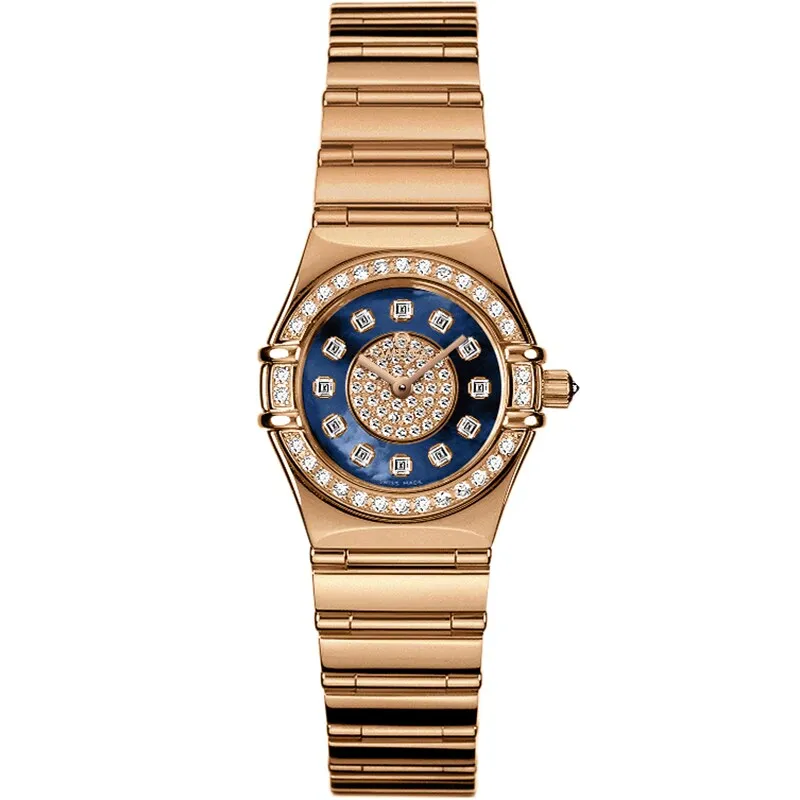 Omega Constellation Quartz 22.5 1962.11.94, reference 1962.11.94, white dial, rose gold case