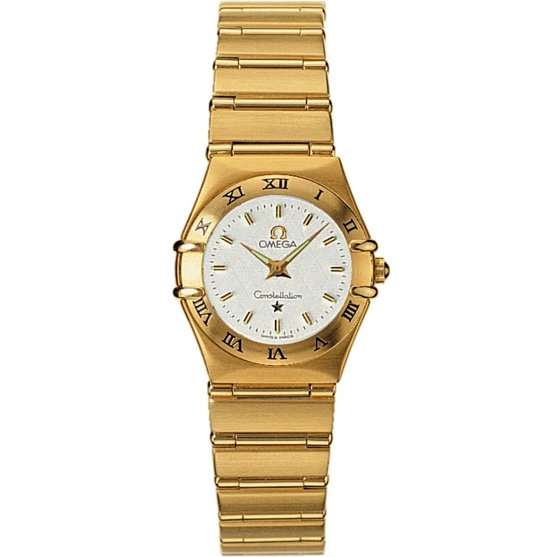 Omega Constellation Quartz 22.5 '95 1162.30.00, reference 1162.30.00, silver dial, yellow gold case