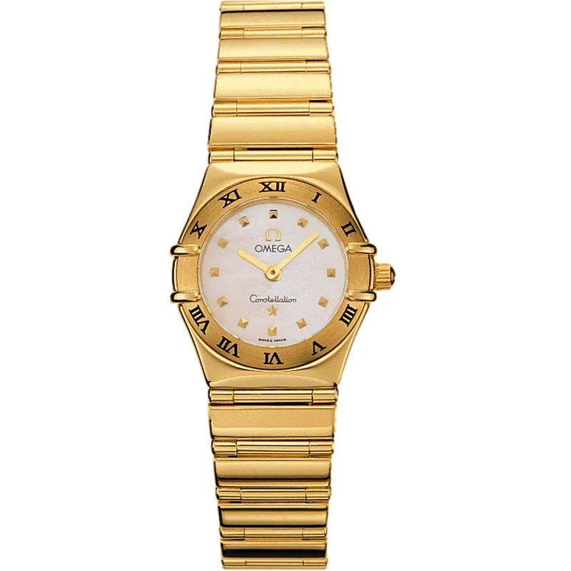 Omega Constellation Quartz 22.5 My Choice 1161.71.00, reference 1161.71.00, white dial, yellow gold case