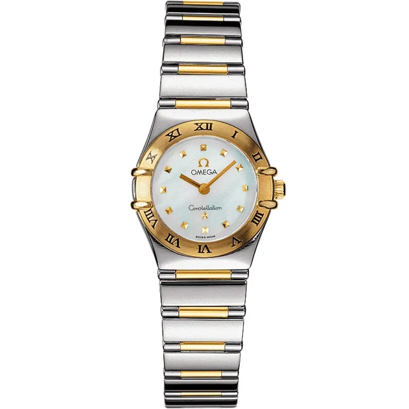 Omega Constellation Quartz 22.5 My Choice 1361.71.00, reference 1361.71.00, white dial, stainless steel and yellow gold case